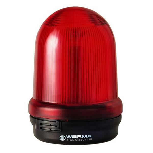 829.100.55   LED Beacon 829  24vDC 1:RED Permanent/Blink IP65 Base Mounting